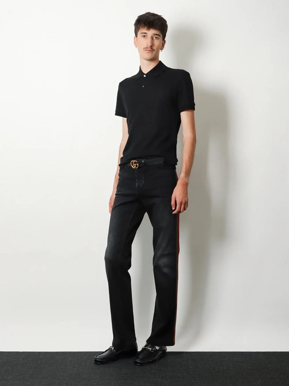 Runway Gucci GG polo shirt